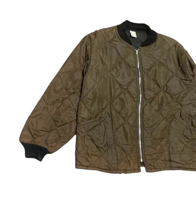 Vintage Vintage 70s Quilted Jacket Nice Design Made In Usa Size US L / EU 52-54 / 3 - 2 Thumbnail