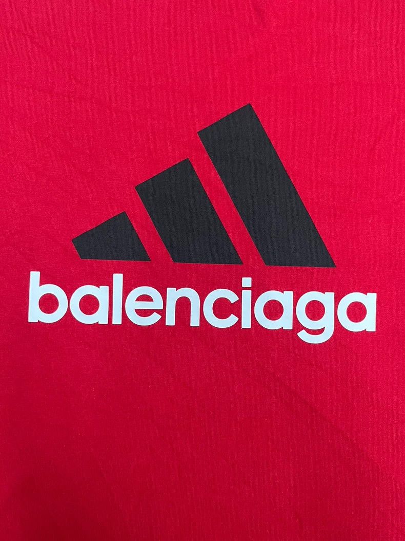 Balenciaga Balenciaga Logo Printed Vintage Jersey Loose Solid Short S Size US S / EU 44-46 / 1 - 3 Thumbnail