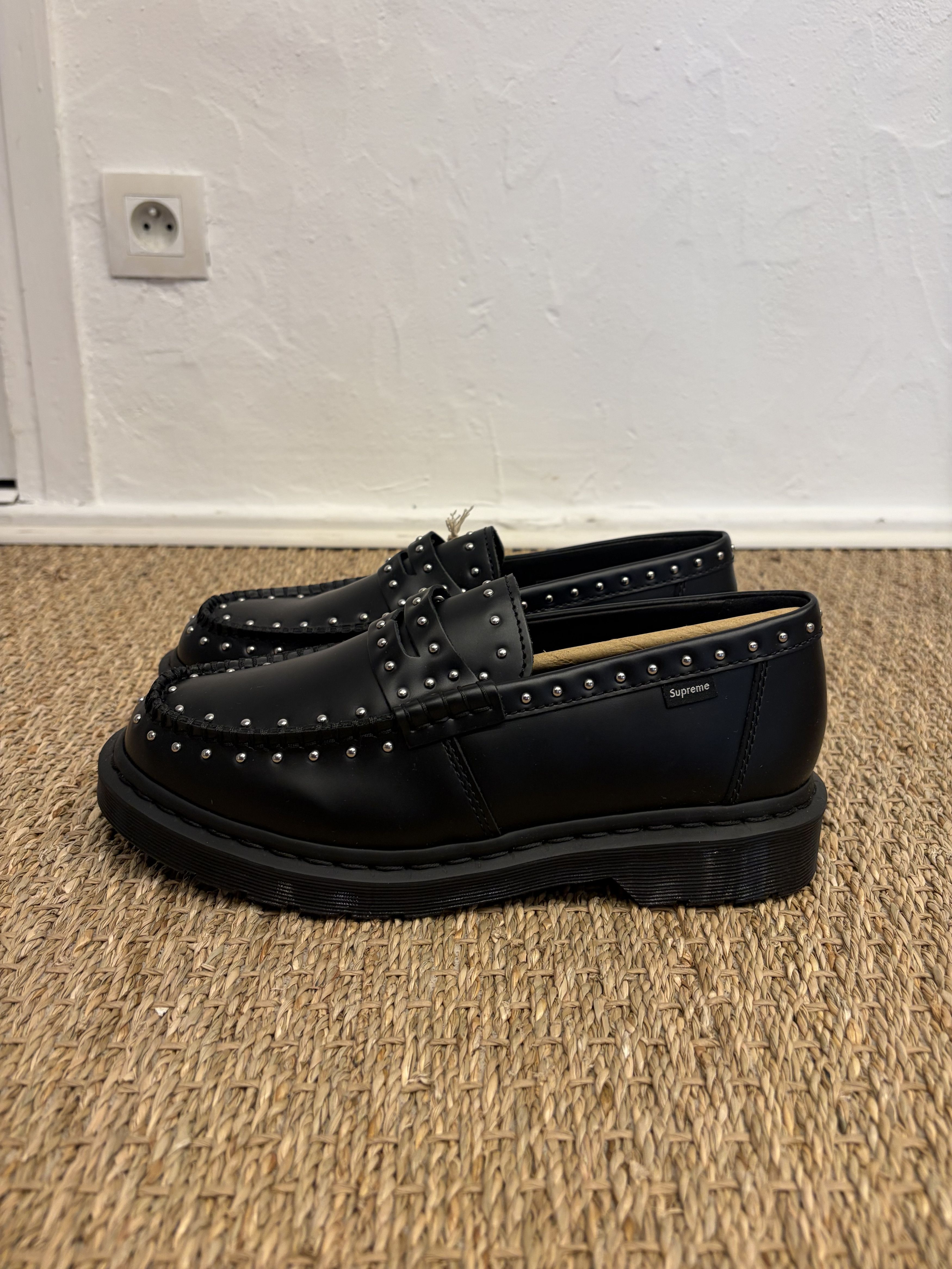 Dr. Martens × Supreme Mocassin en cuir noir Dr Martens x Supreme Size US 8 / EU 41 - 4 Thumbnail