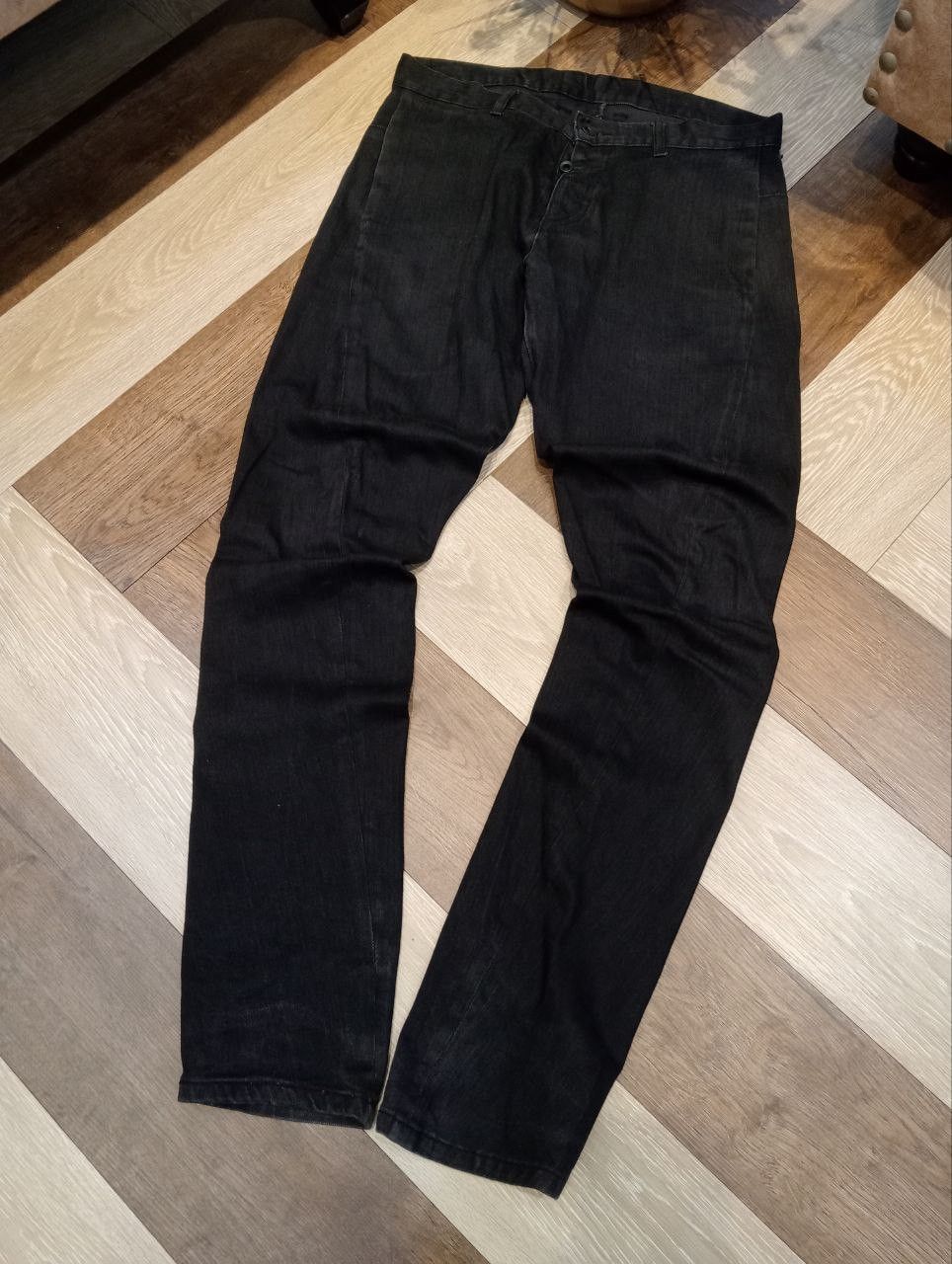 Shellac JAPANESE SHELLAC BLACK CURVE DENIM PANTS Size US 32 / EU 48 - 2 Thumbnail