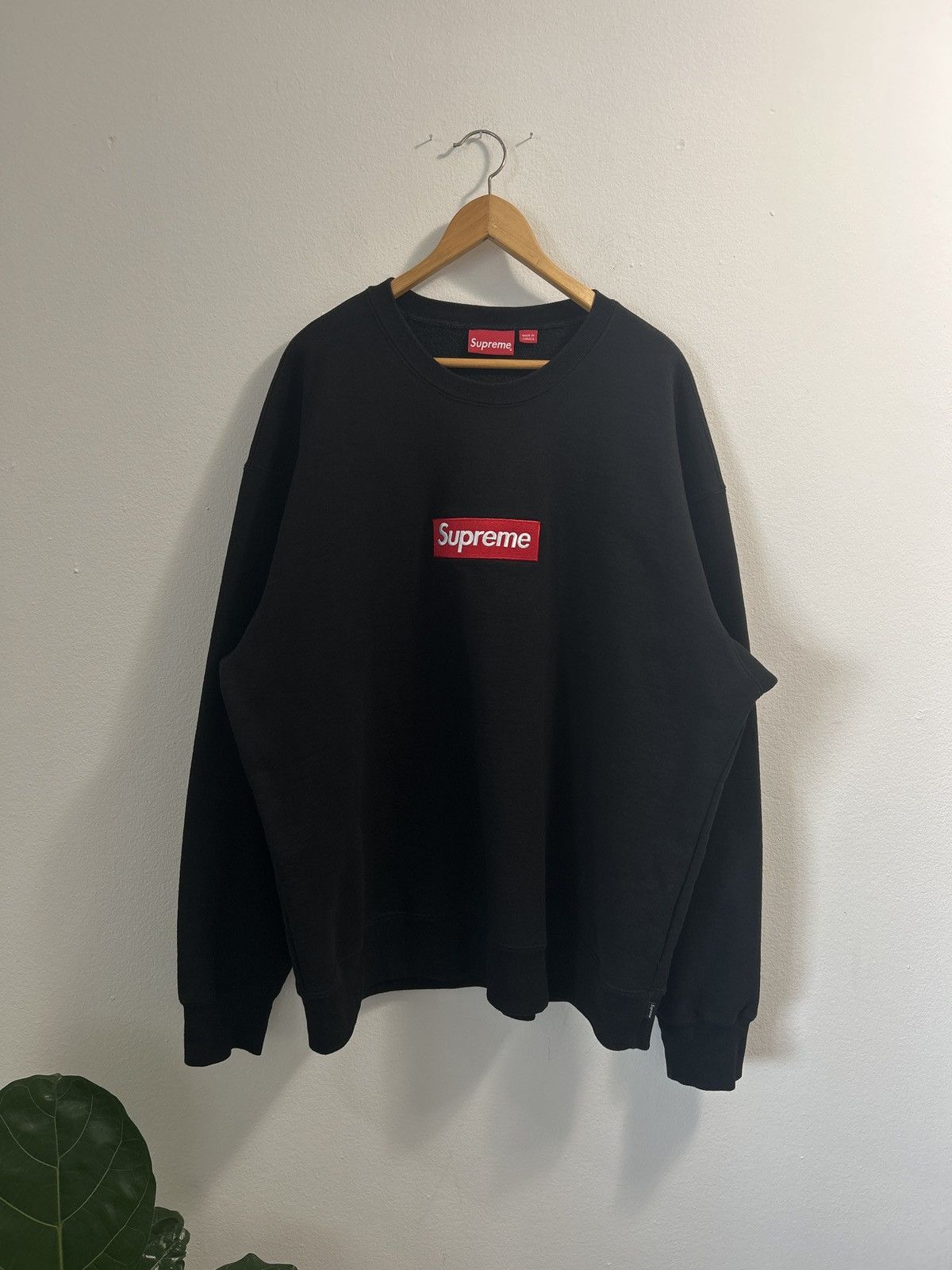 Supreme ブラック ボックスらロゴ Supreme Box Logo Crewneck (FW22) Black Men's - FW22 - US