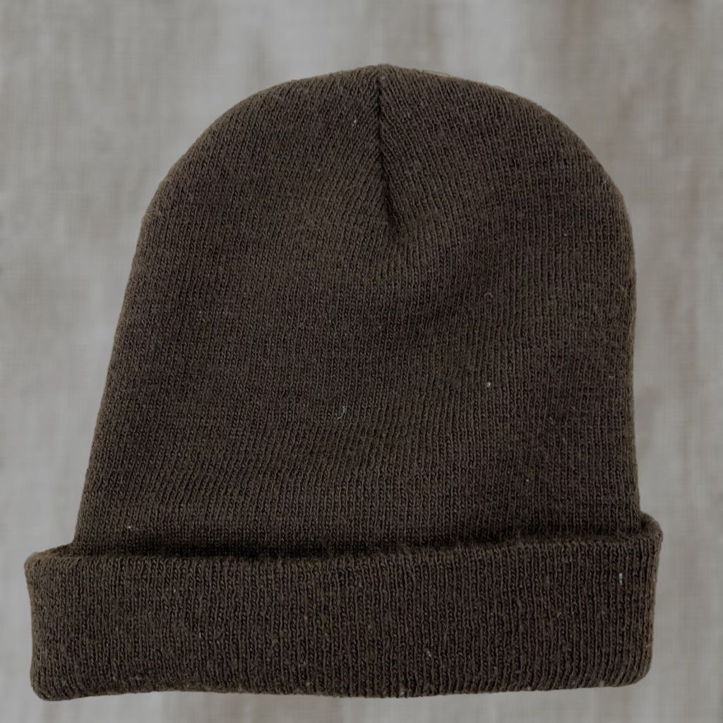 Carhartt VINTAGE Carhartt Beanie Hat Camouflage Knit One Size Brown Mens Cap Cuffed USA 90s Y2K Size ONE SIZE - 1 Thumbnail