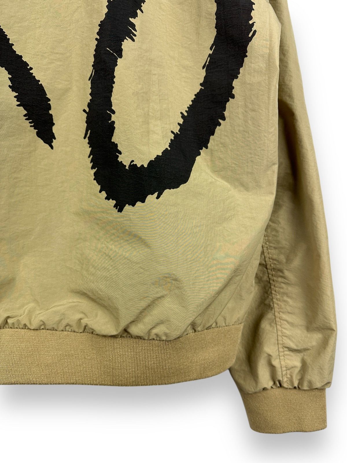 H&M × The Weeknd × XO H&M x The Weeknd XO Big Logo Beige Bomber Jacket Size US S / EU 44-46 / 1 - 4 Thumbnail