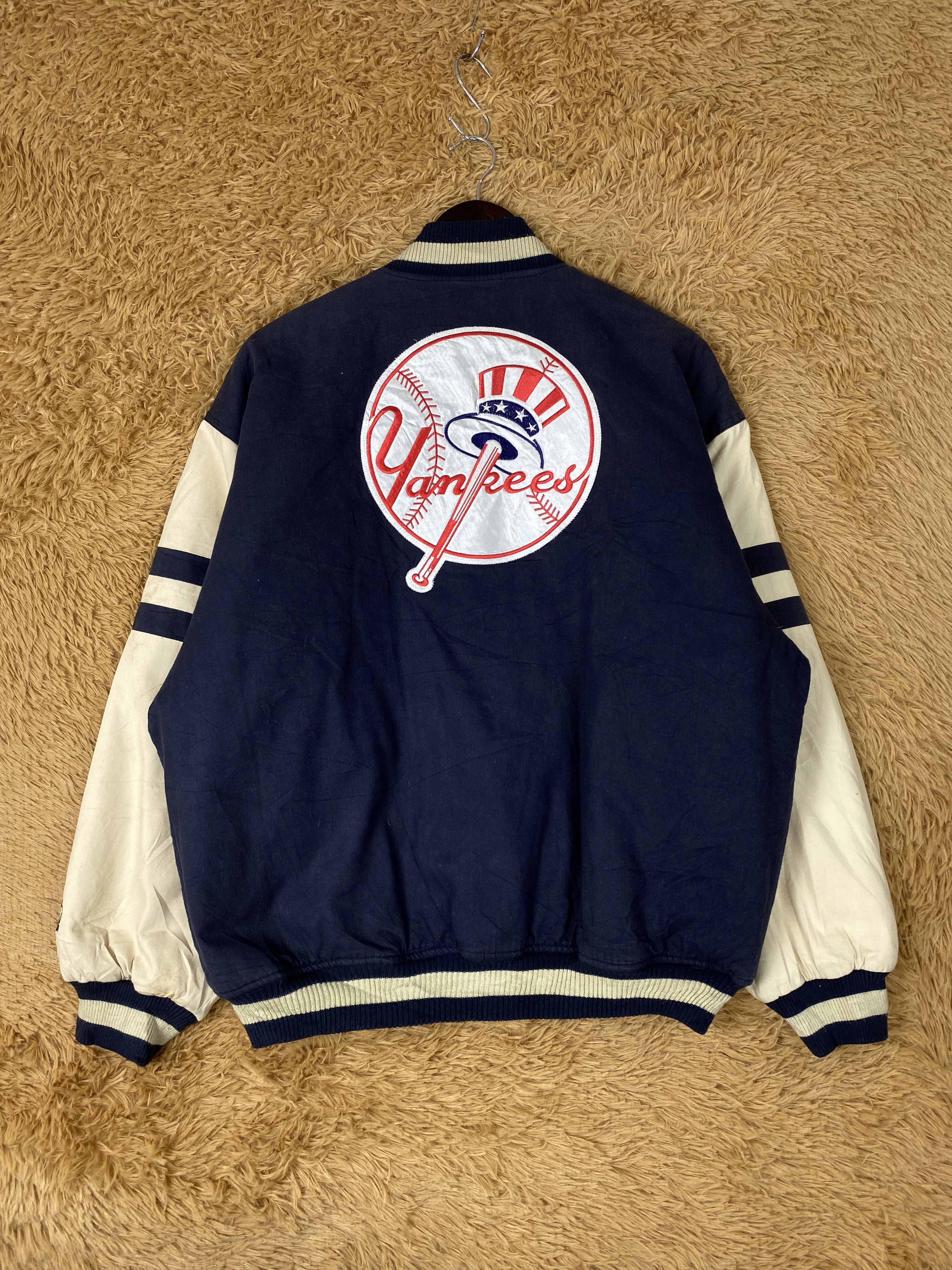 MLB Vintage New York Yankees Baseball Varsity Jacket J1981 Size US L / EU 52-54 / 3 - 1 Thumbnail