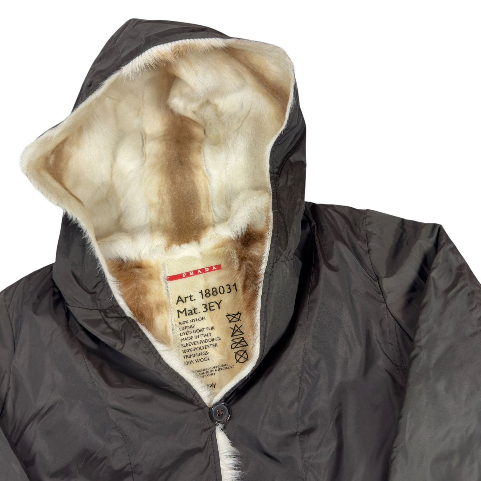 Prada Prada Faux Fur Hooded Jacket Size M / US 6-8 / IT 42-44 - 7 Thumbnail