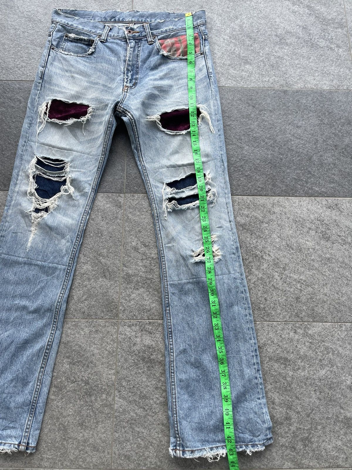 Japanese Brand Vintage Unbrand Distressed Denim Size US 32 / EU 48 - 16 Thumbnail
