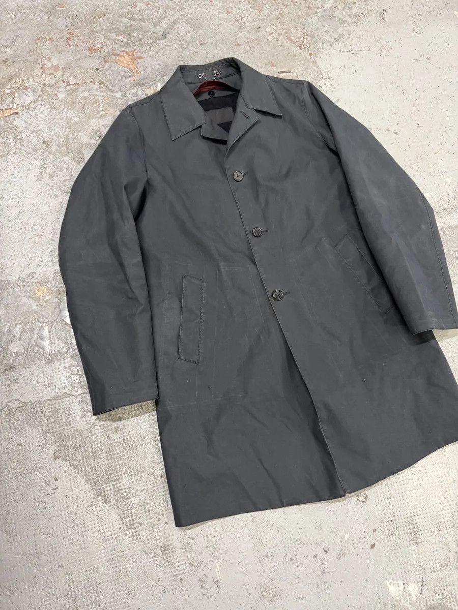 Prada 2000s Prada Black Imperial Premium Light Long Trench Jacket Size US M / EU 48-50 / 2 - 6 Thumbnail