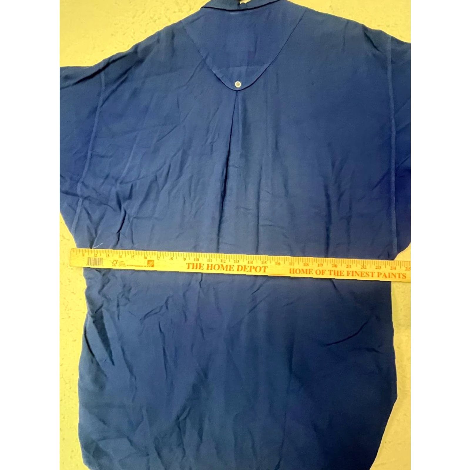 Vintage VINTAGE Funny George Garat Button-Up Shirt XL Short Sleeve Blue Mens Size XL Button-Up Shirt Size US XL / EU 56 / 4 - 3 Thumbnail