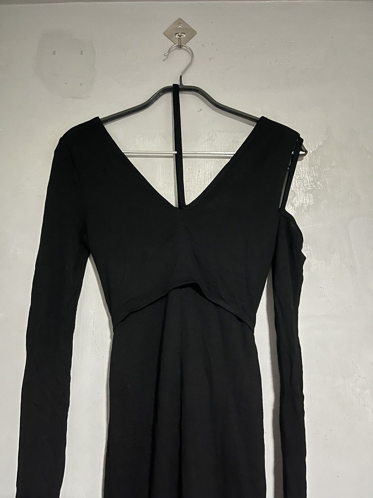 Helmut Lang HELMUT LANG Cutout Strappy Dress In Basalt Black Size XXS / US 00 / IT 34 - 2 Thumbnail
