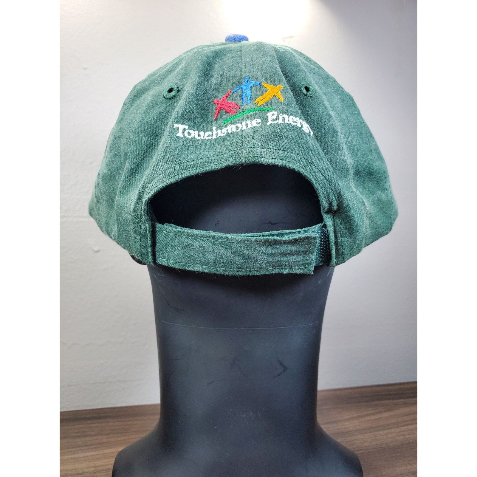 Vintage Okmulgee Oklahoma East Central Electric Cap Hat Plaid Bill Size ONE SIZE - 9 Thumbnail