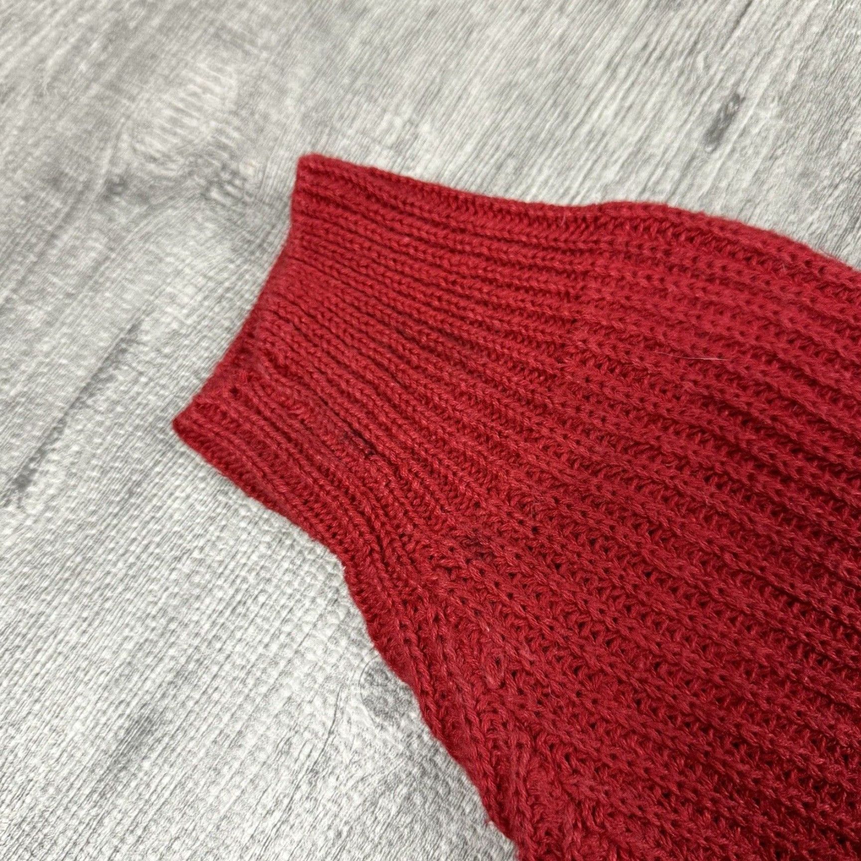 Vintage VINTAGE 80s 90s Red Striped Cotton Crew Neck Sweater Mens Large Preppy Nautical Size US L / EU 52-54 / 3 - 5 Thumbnail