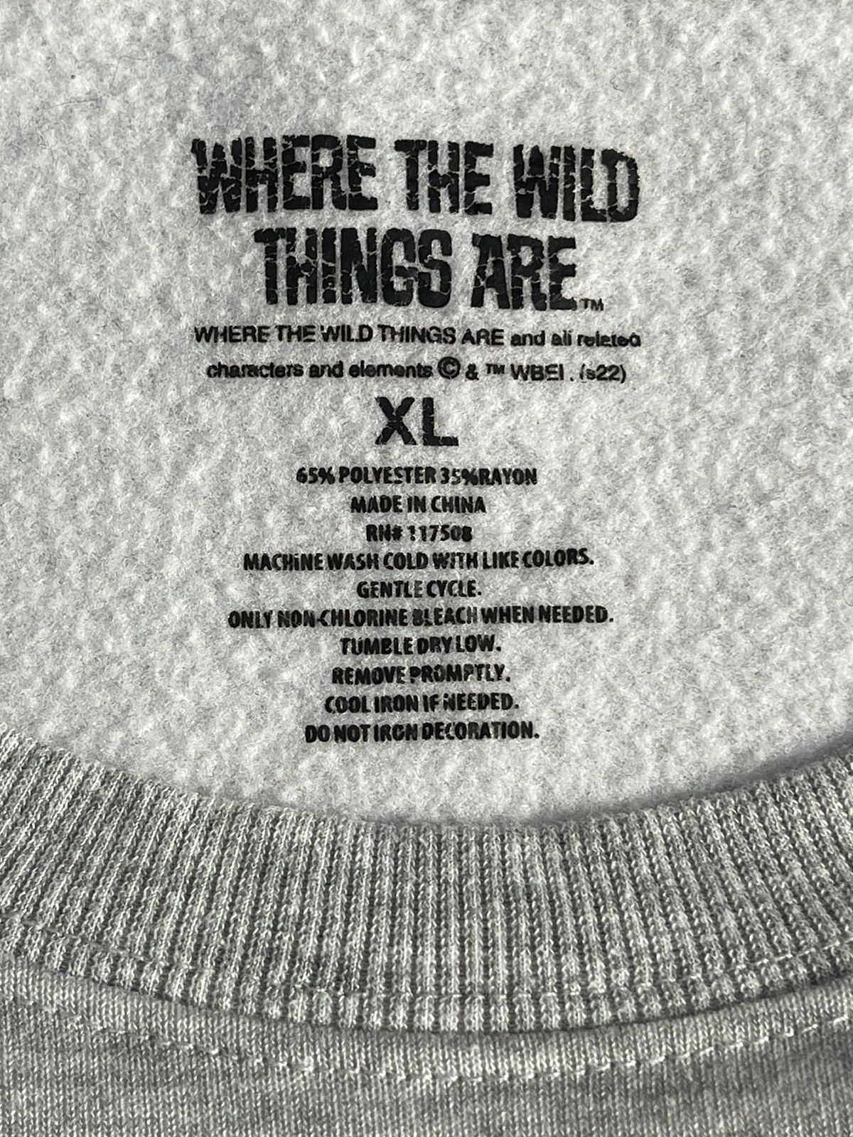 Anime × Cartoon Network Where The Wild Things Are Anime Sweatshirt Size US L / EU 52-54 / 3 - 7 Thumbnail