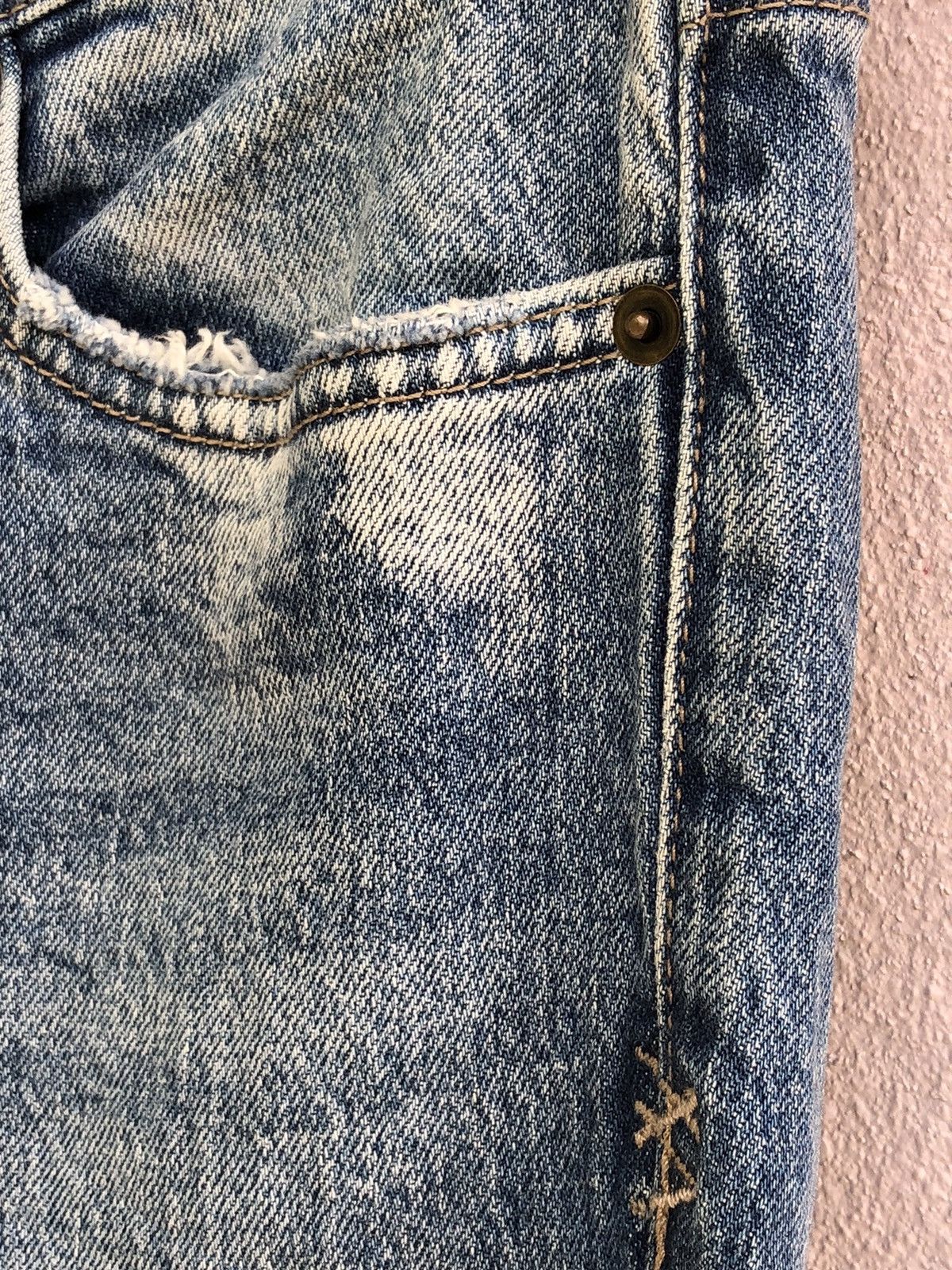 Ksubi Ksubi High Rage Distressed Patch Jeans Size US 28 / EU 44 - 13 Thumbnail