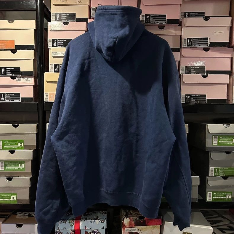 Balenciaga Balenciaga Blue destruction makes old marathon hooded swea Size US XS / EU 42 / 0 - 2 Thumbnail