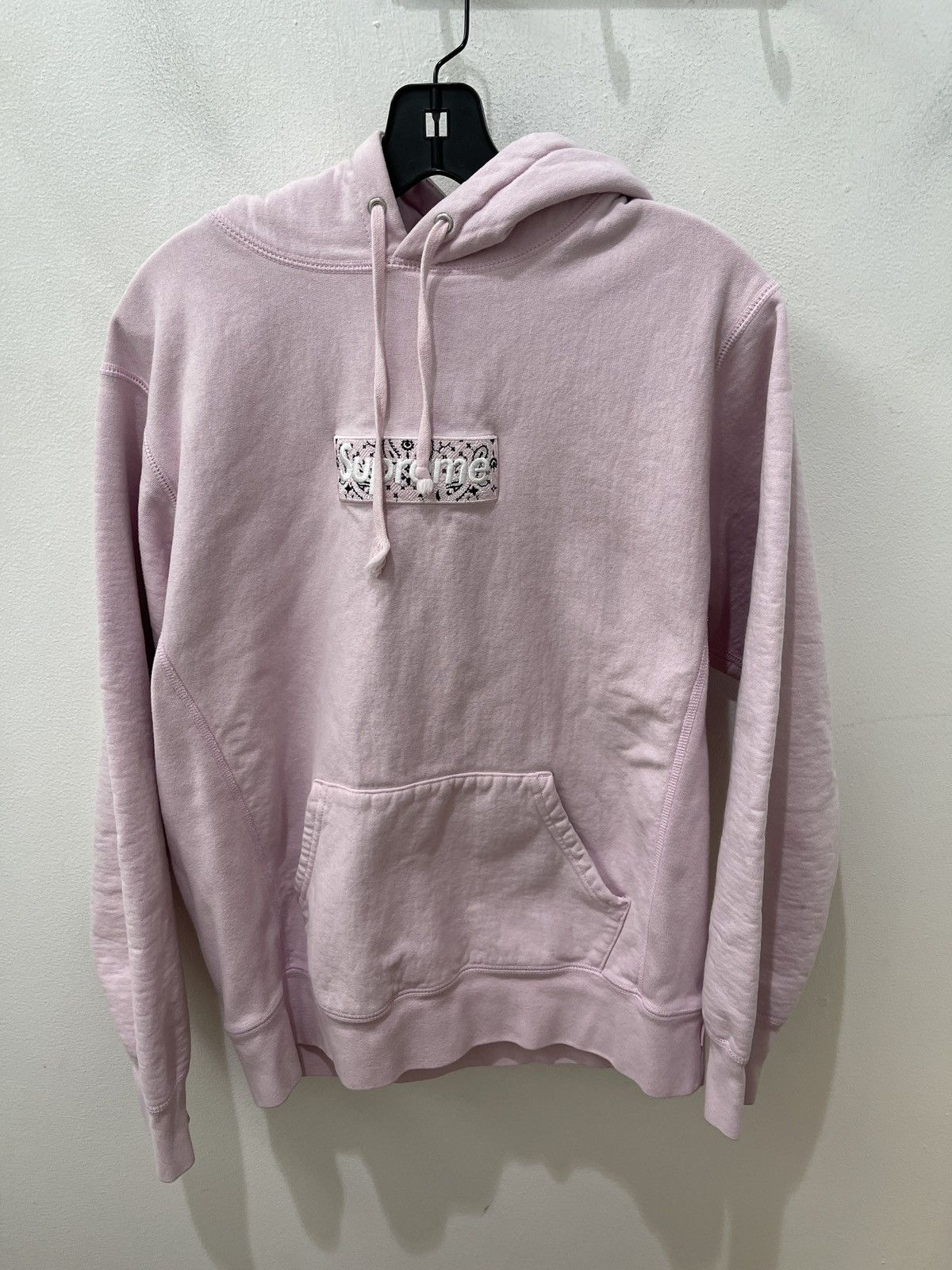 Supreme Bandana Box Logo Hoodie - Pink