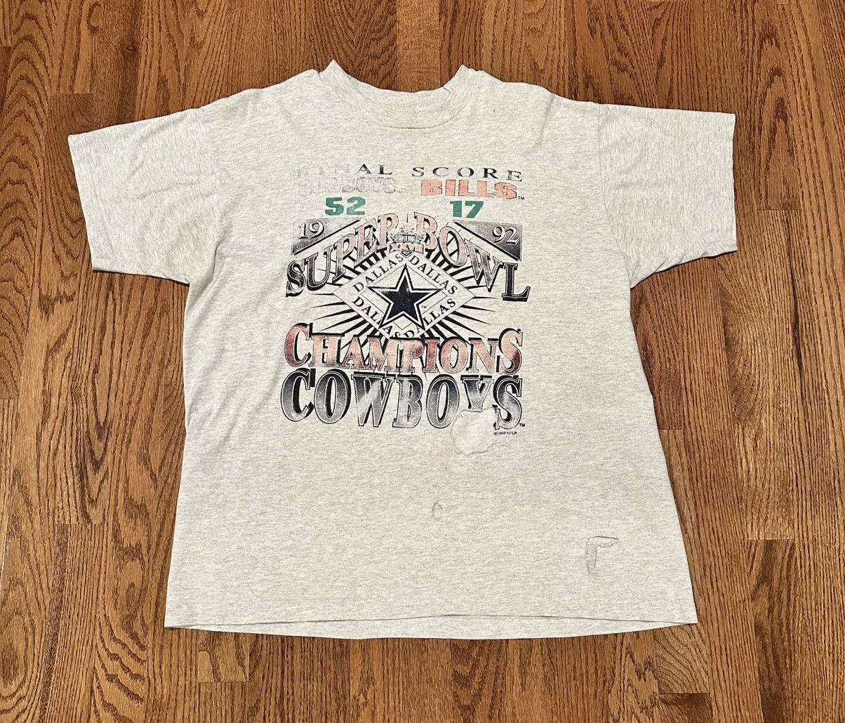 Fruit Of The Loom 1992 Dallas Cowboys Super Bowl tee Fruit of the Loom Size US XL / EU 56 / 4 - 1 Thumbnail