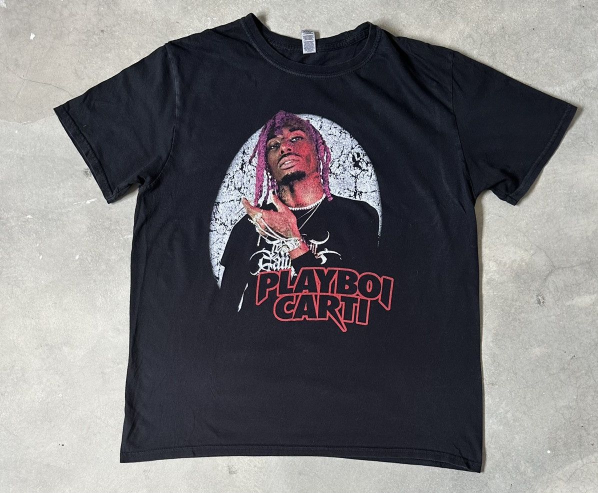 Vintage PLAYBOI CARTI TEE Size US M / EU 48-50 / 2 - 1 Thumbnail