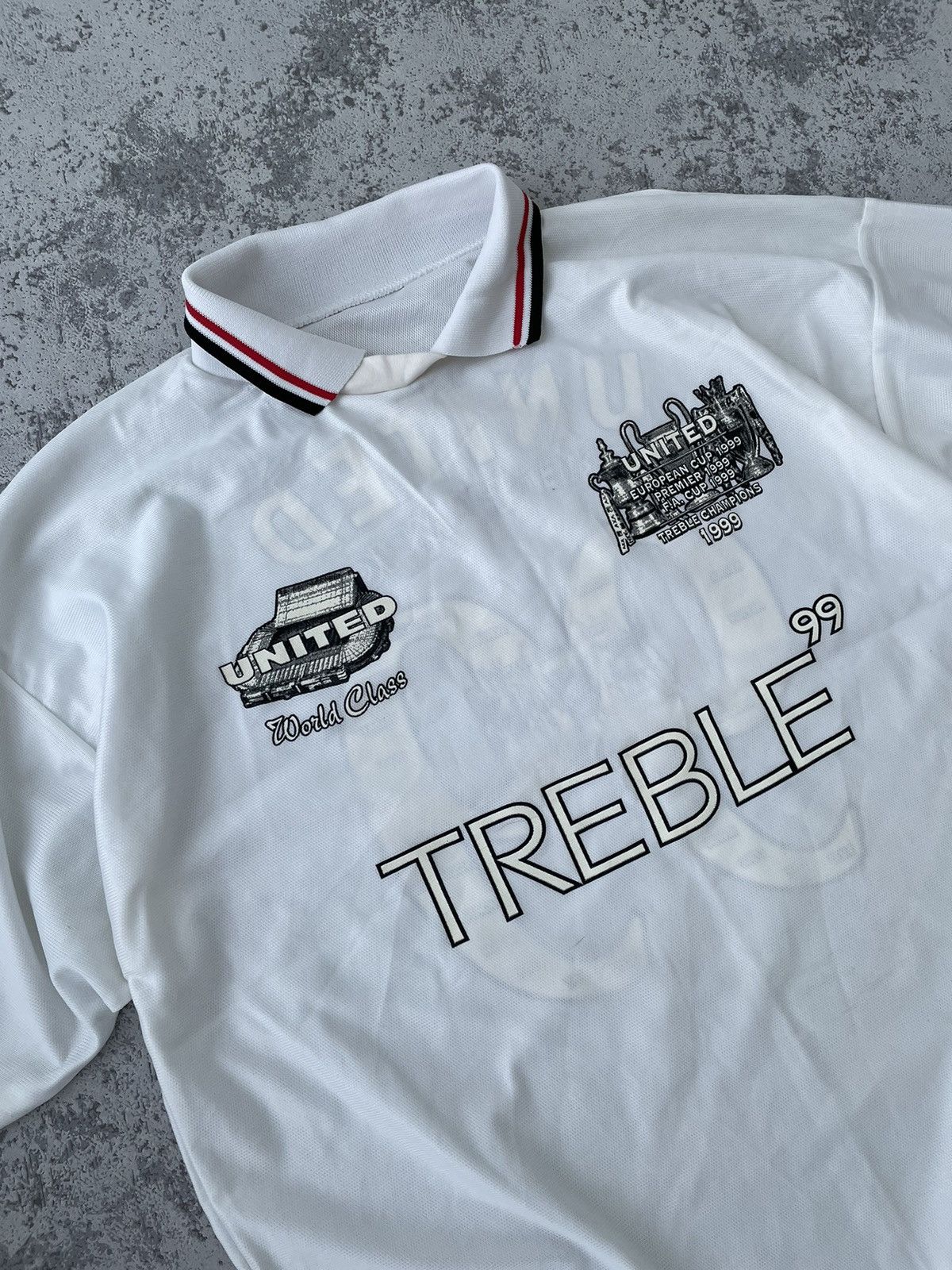 Vintage Archival 1999 Rare❗️Manchester United Treble Champions Jersey Size US L / EU 52-54 / 3 - 6 Thumbnail