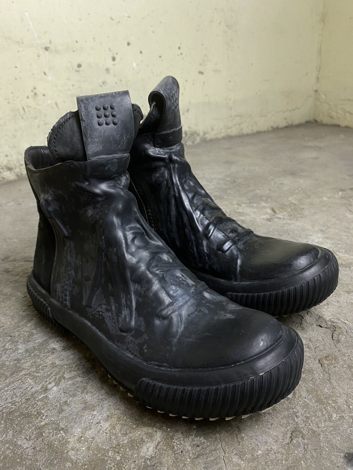 both Paris BOTH Rubber High Top Trainers Size US 6.5 / EU 39-40 - 1 Thumbnail