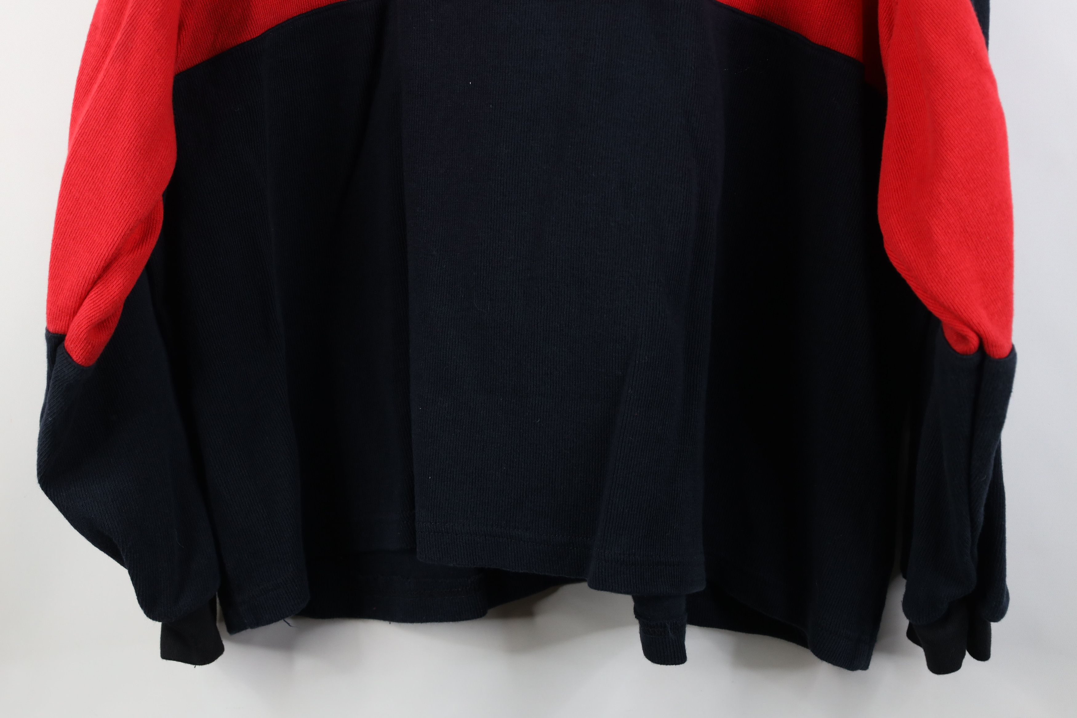 Marlboro Vintage 90s Marlboro Block Boxy Fit Knit Hal Zip Sweater Size L / US 10 / IT 46 - 15 Thumbnail