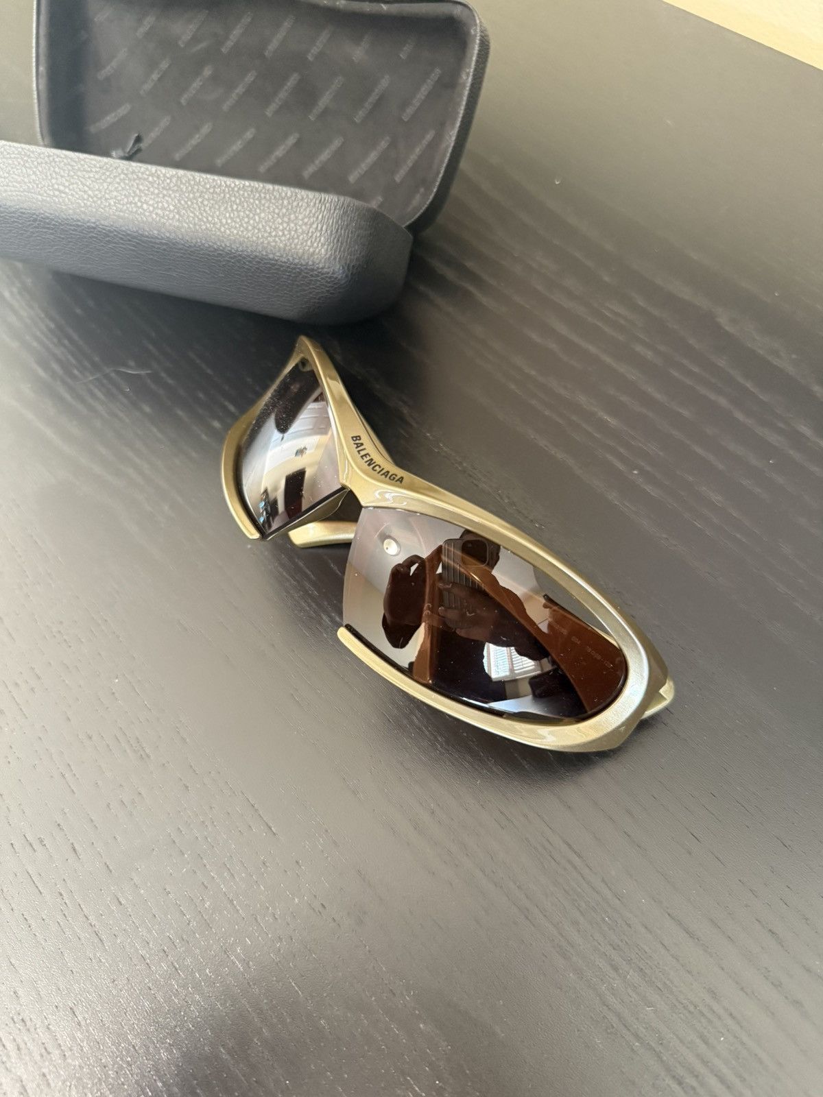 Balenciaga Balenciaga Dynamo Rectangle Sunglasses Size ONE SIZE - 3 Thumbnail