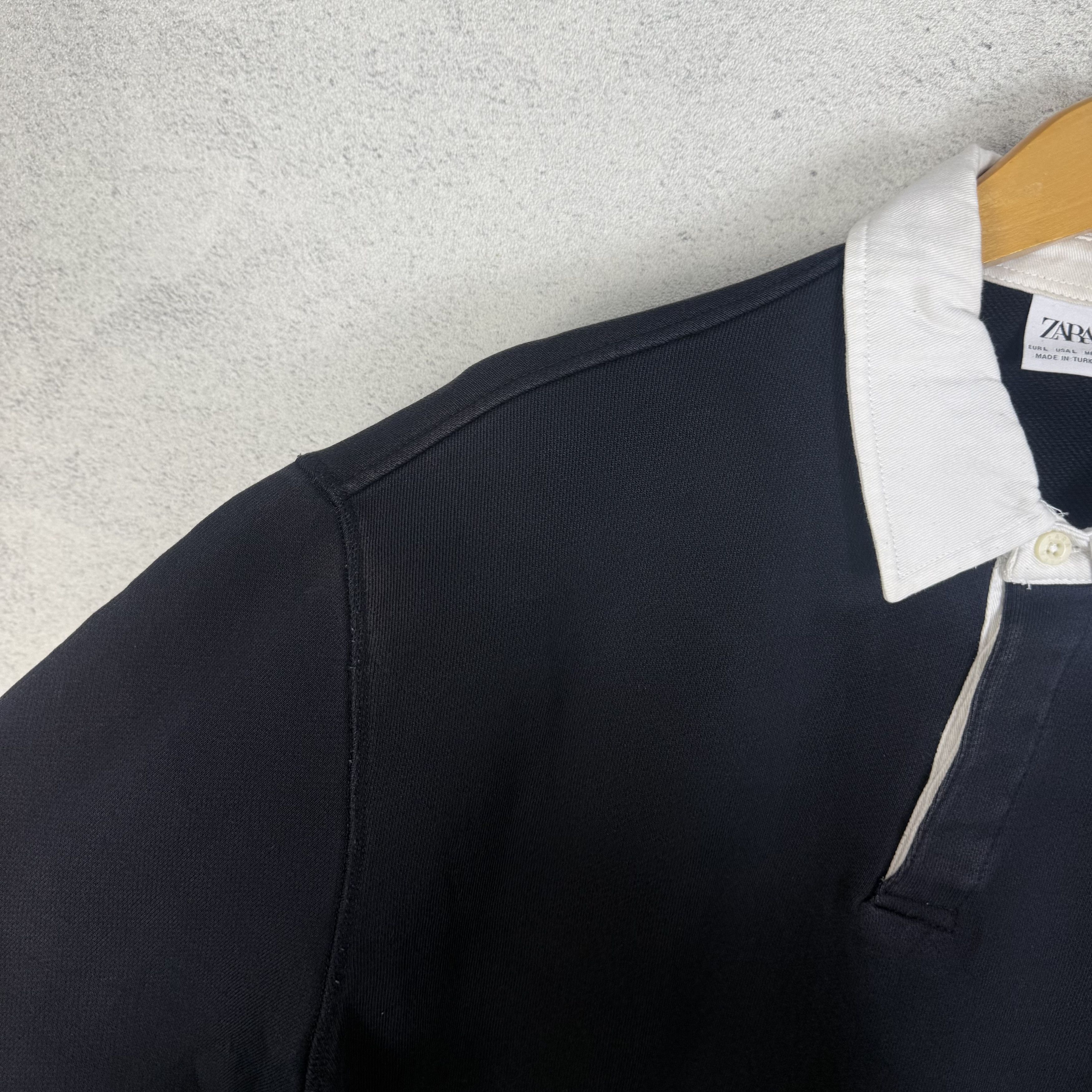 Zara Zara Collared Sweatshirt Crewneck Half Button Size US L / EU 52-54 / 3 - 3 Thumbnail