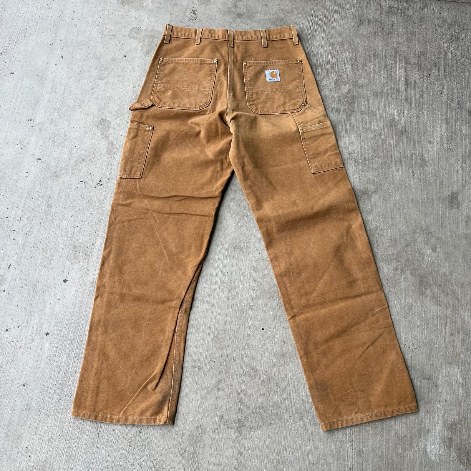 Carhartt × Vintage Carhartt brown double knee work wear carpenter pants Size US 33 - 5 Thumbnail