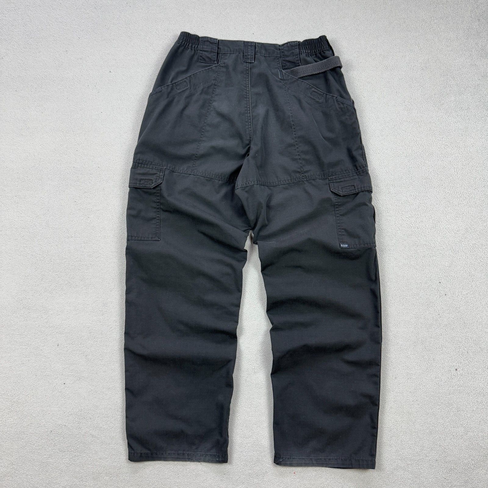 5.11 5.11 Tactical Pro Pants Gorpcore Black Ripstop Cargo 32x30 Size US 32 / EU 48 - 4 Thumbnail
