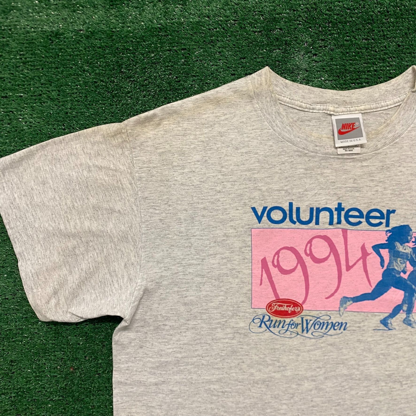 Nike Vintage 90s Essential Nike Running Single Stitch T-Shirt Size US L / EU 52-54 / 3 - 2 Thumbnail