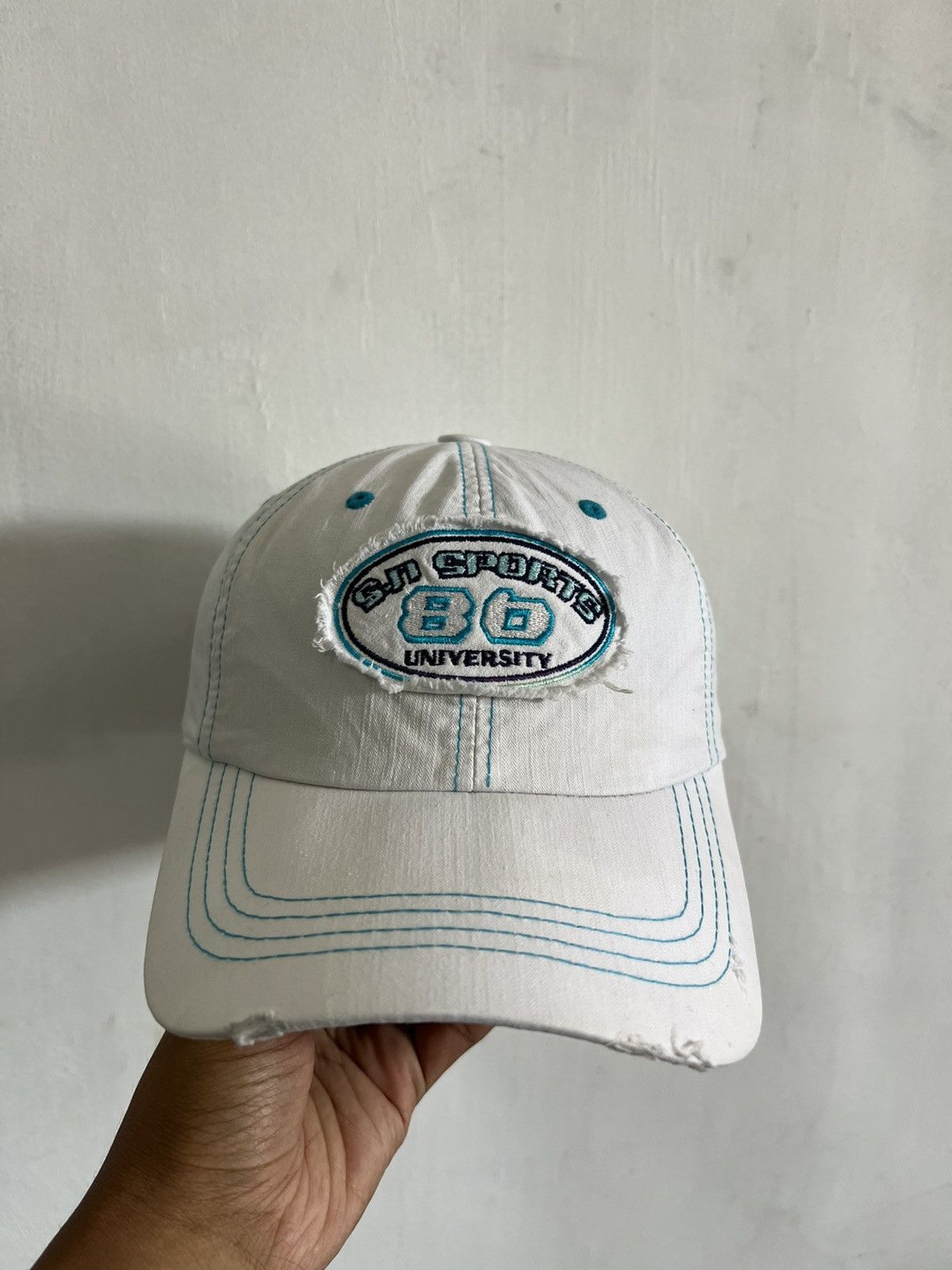 Japanese Brand Sn Sport 86 University Distressed Hat Size ONE SIZE - 1 Thumbnail