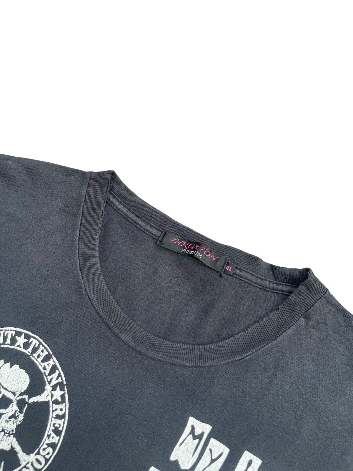 Japanese Brand Punk Rock Airhead Thruxton Tshirt Size US XL / EU 56 / 4 - 3 Thumbnail