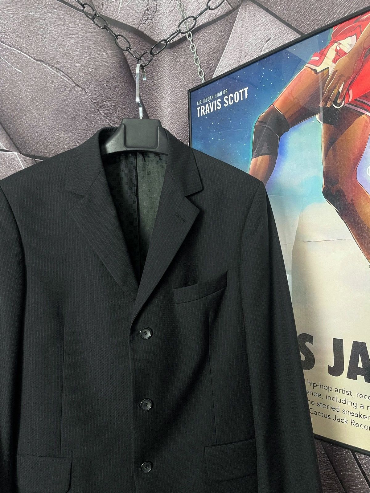 Givenchy Givenchy vintage monogram blazer retro suit Size L Size 44R - 3 Thumbnail