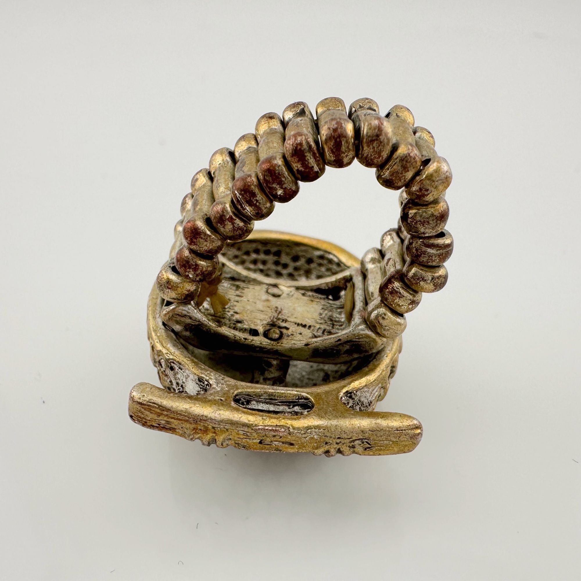 Vintage Vintage Costume Jewelry Owl, Dolphin and Turtle Rhinestone Size ONE SIZE - 6 Thumbnail
