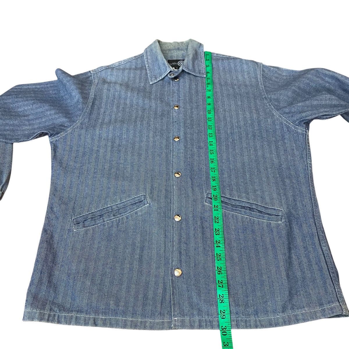 South2 West8 South2 West8 HBT Coach Jacket Blue Herringbone Twill Denim Size US M / EU 48-50 / 2 - 17 Thumbnail