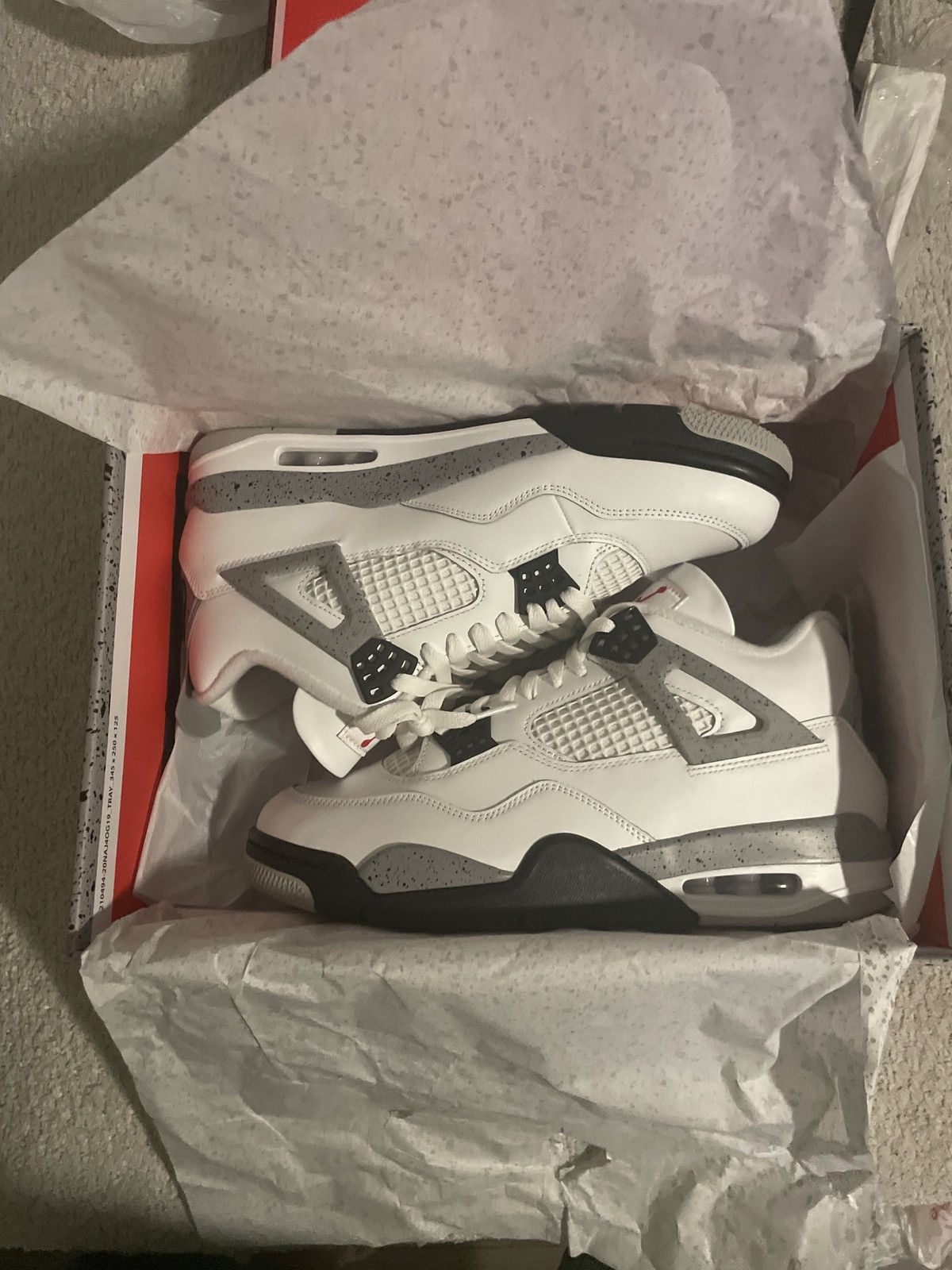 Jordan Brand White Cement 4's Size US 10 / EU 43 - 2 Thumbnail