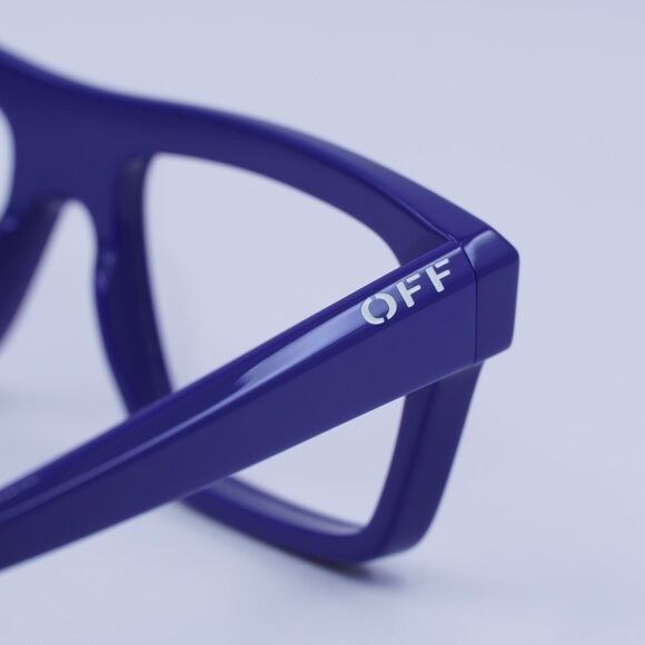 Off-White Off-White OERJ07H STYLE 7H 4500 Eyeglasses Blue Square 55mm Size ONE SIZE - 9 Thumbnail