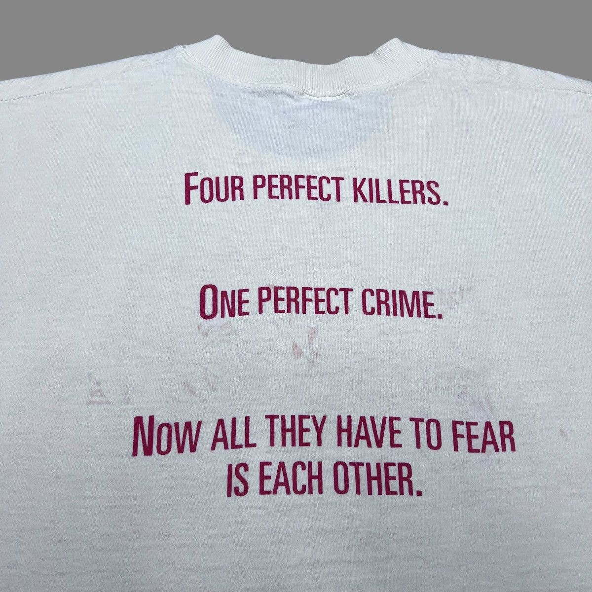 Vintage Vintage 90s Reservoir Dogs Quentin Tarantino Movie Promo Tee Size US XL / EU 56 / 4 - 11 Thumbnail