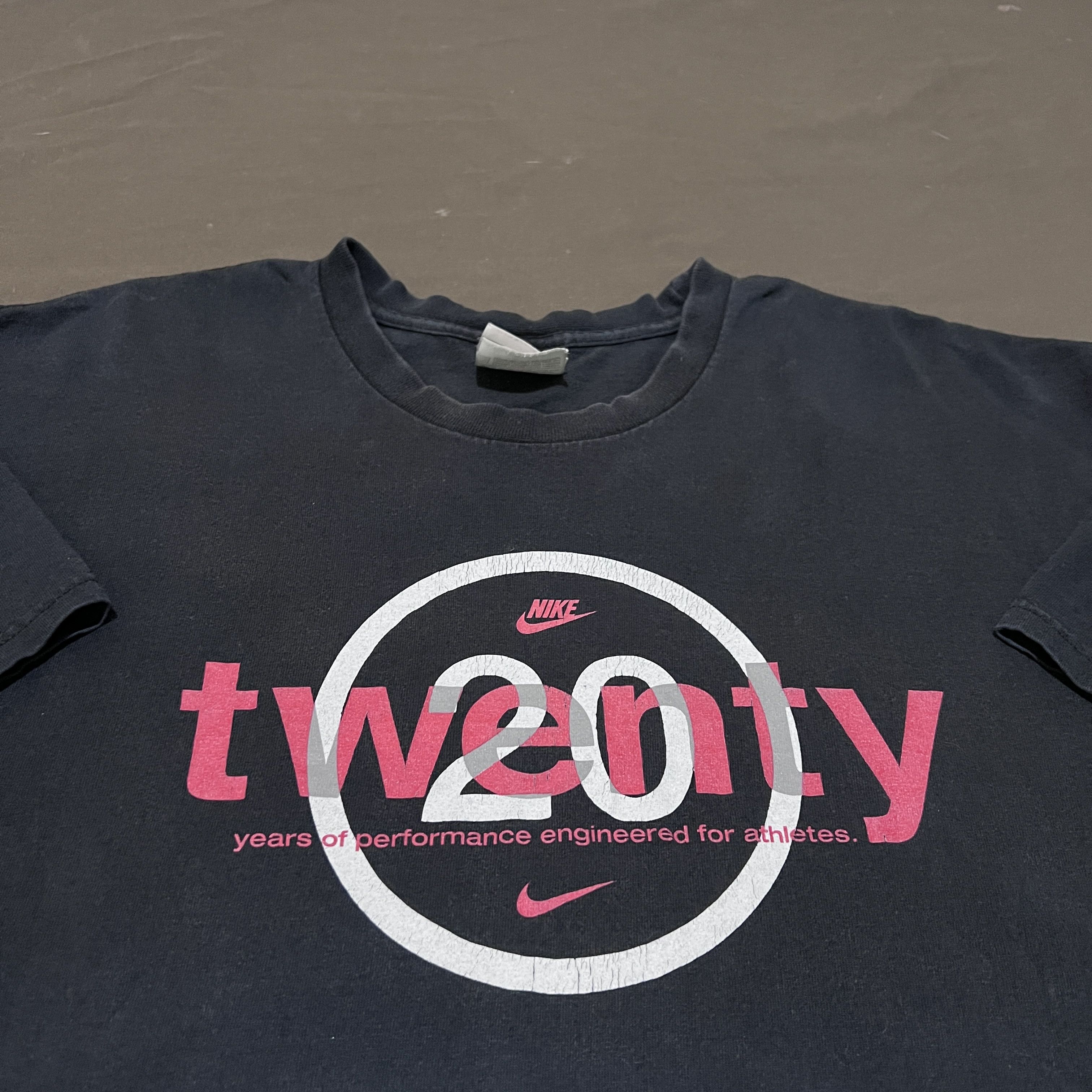 Nike × Vintage Vintage Y2K Nike twenty years Tee XL Faded Size US XL / EU 56 / 4 - 1 Thumbnail