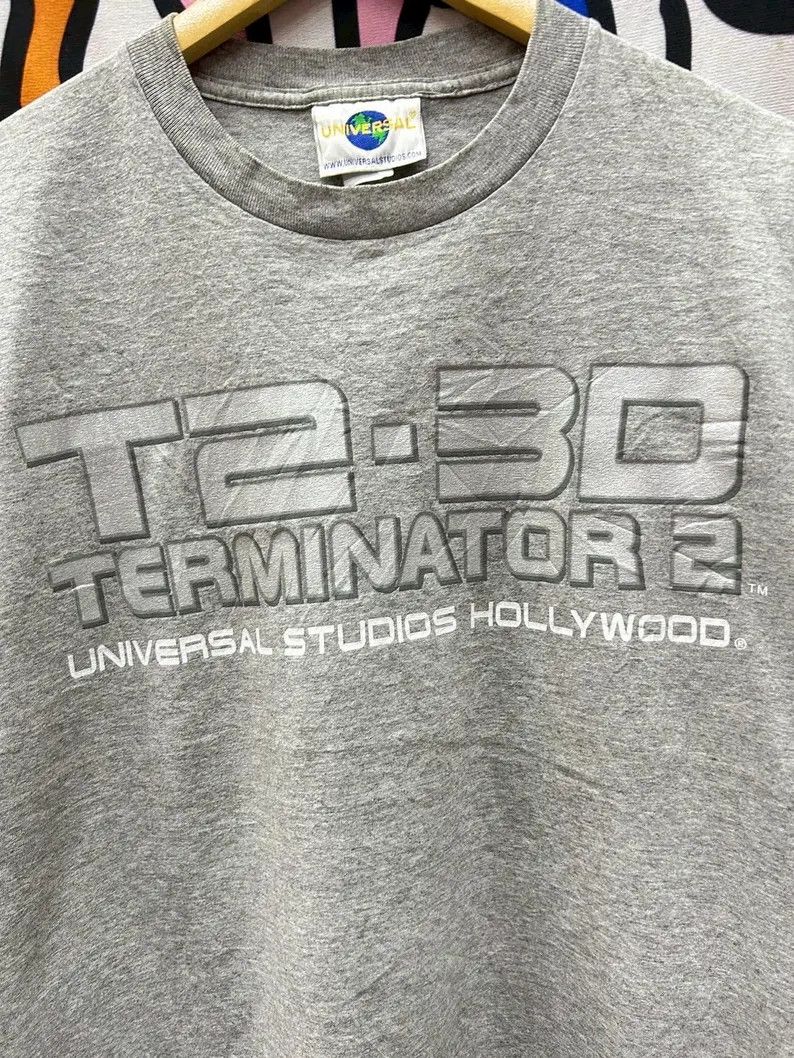 Vintage Vintage90s Terminator 2 3-D Movie tshirt size M Size US M / EU 48-50 / 2 - 3 Thumbnail
