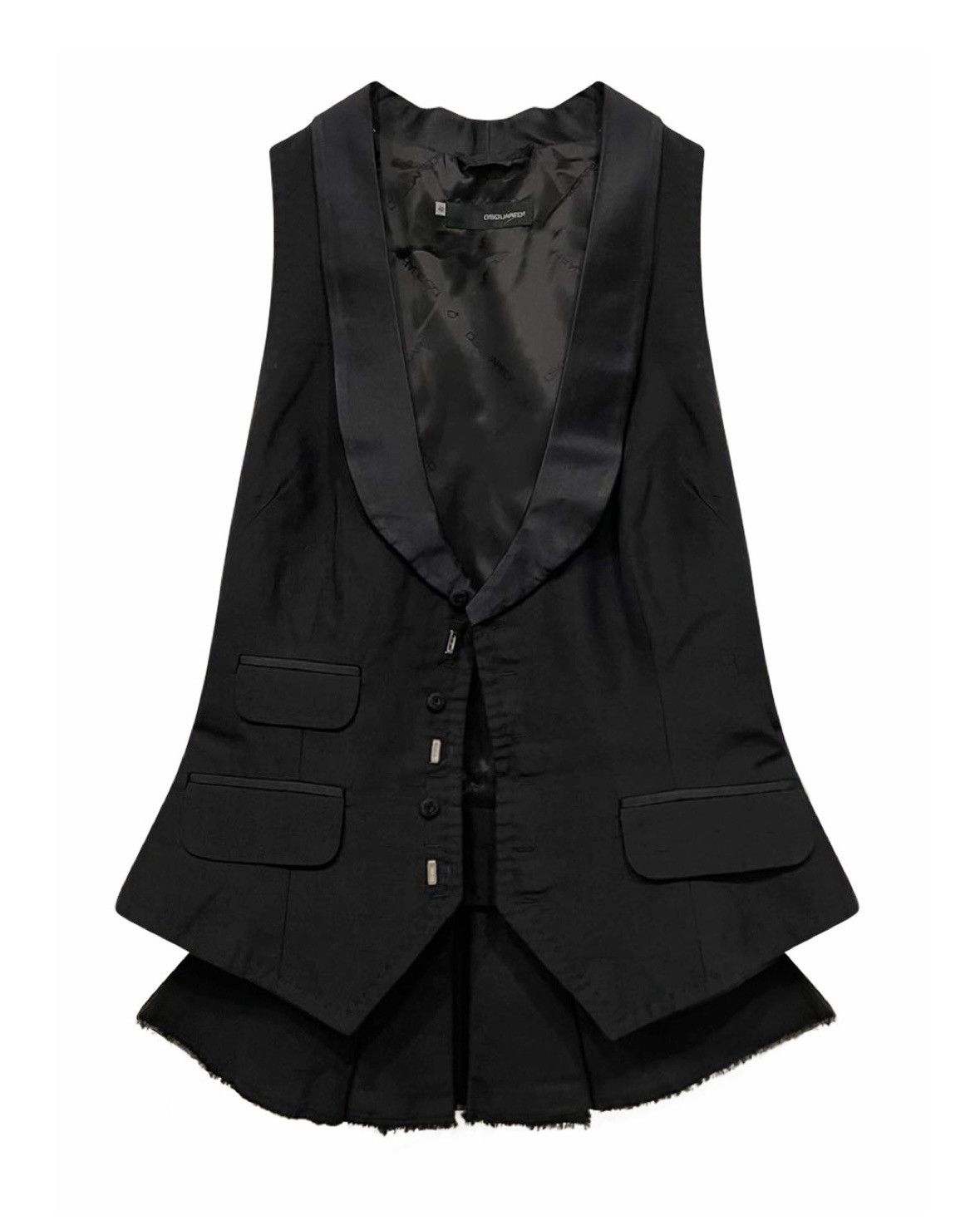 Band Tees × Dsquared2 dsquared2 black vest Size S / US 4 / IT 40 - 1 Thumbnail