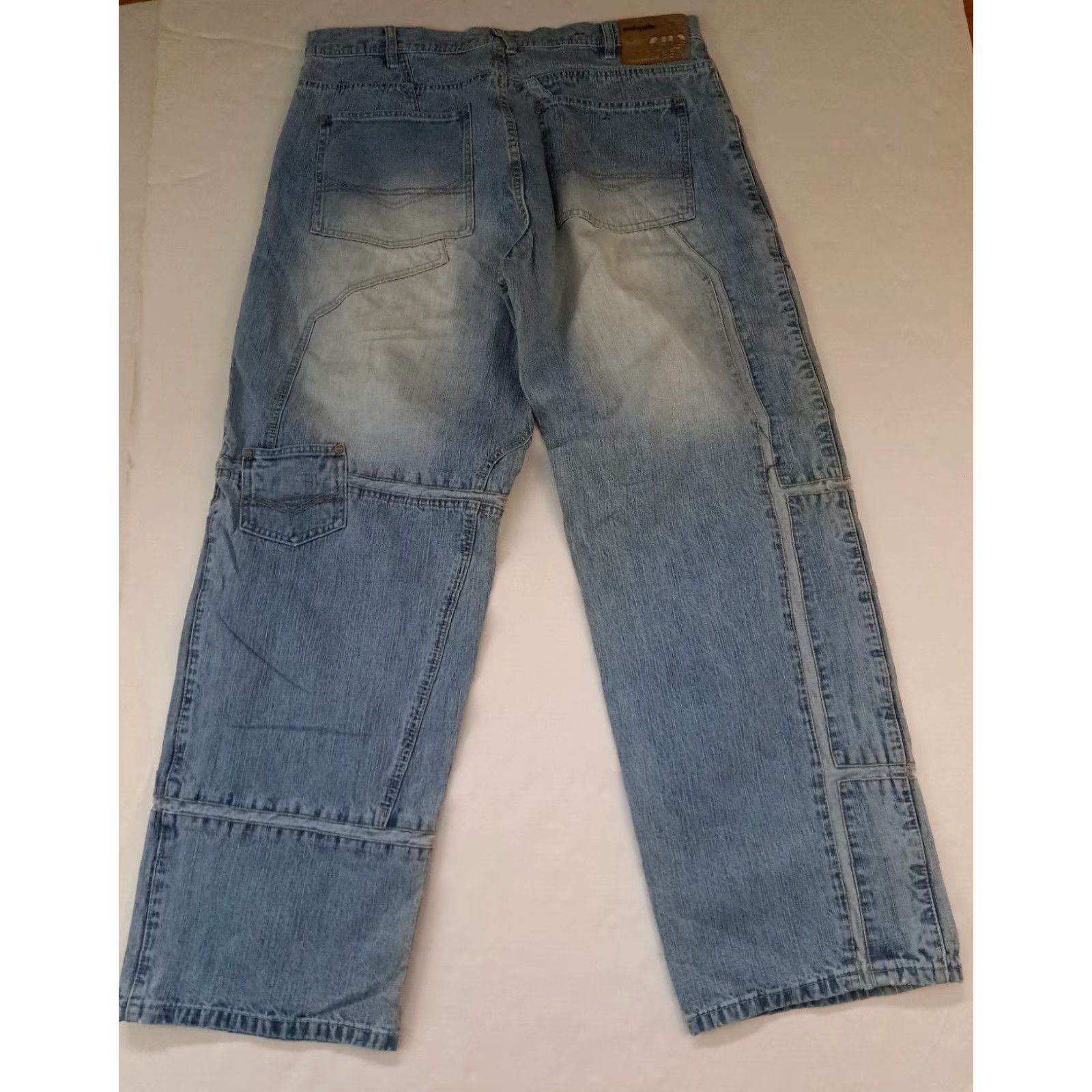 Pelle Pelle VINTAGE Pelle Pelle Mens Pants Blue 40-34 Cargo Inseam 34 Size US 40 / EU 56 - 6 Thumbnail