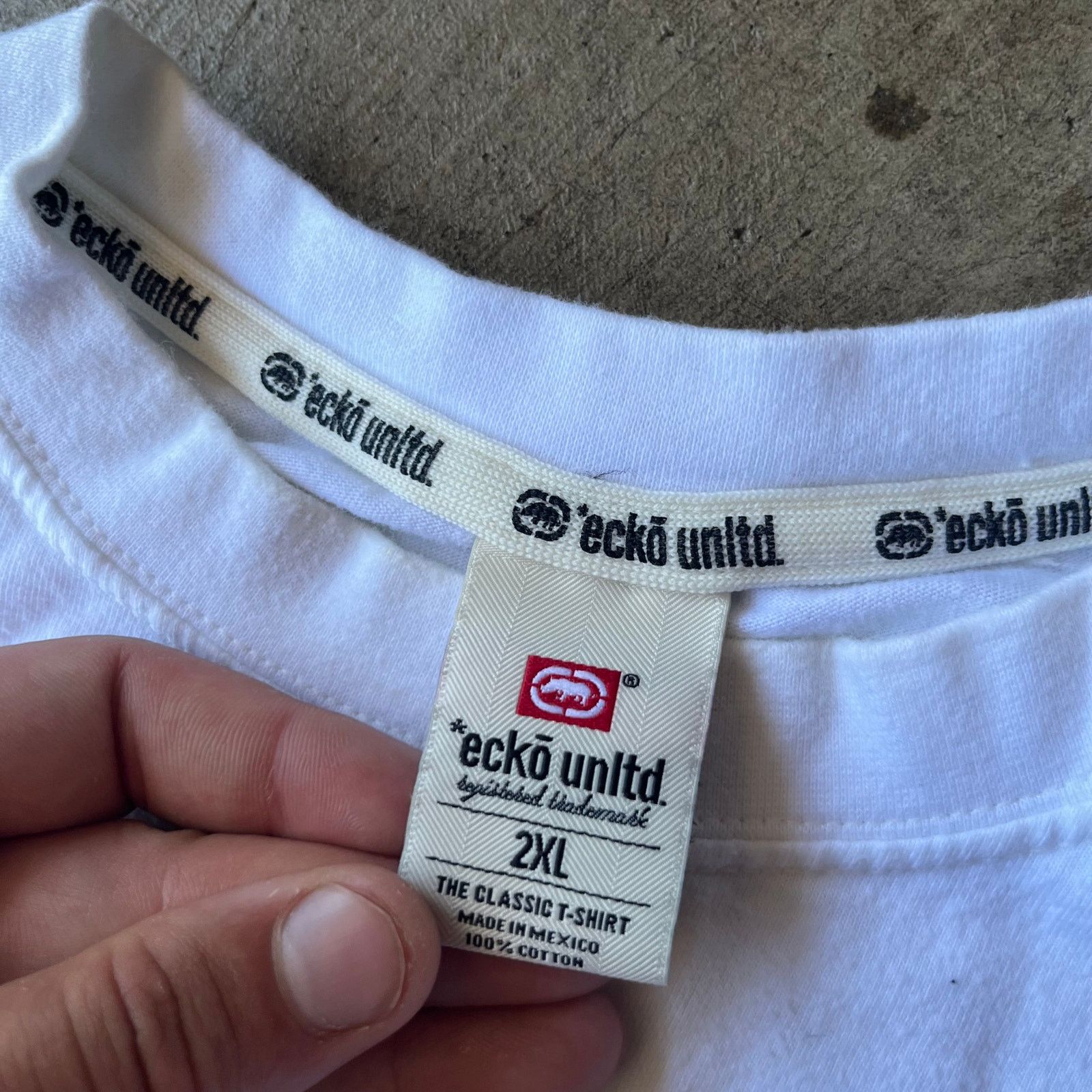 Vintage VINTAGE ECKO UNLTD SHIRT LOGO BRAND 2XL WHITE TEE 00S Y2K Size US XXL / EU 58 / 5 - 4 Thumbnail