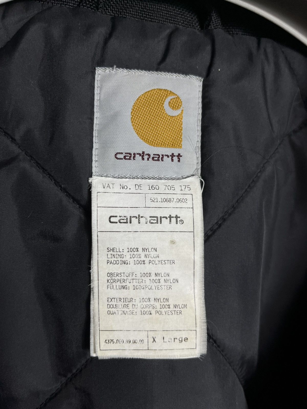 Carhartt Vintage Carhartt Cordura Cargo pockets parka jacket black Size US XL / EU 56 / 4 - 5 Thumbnail