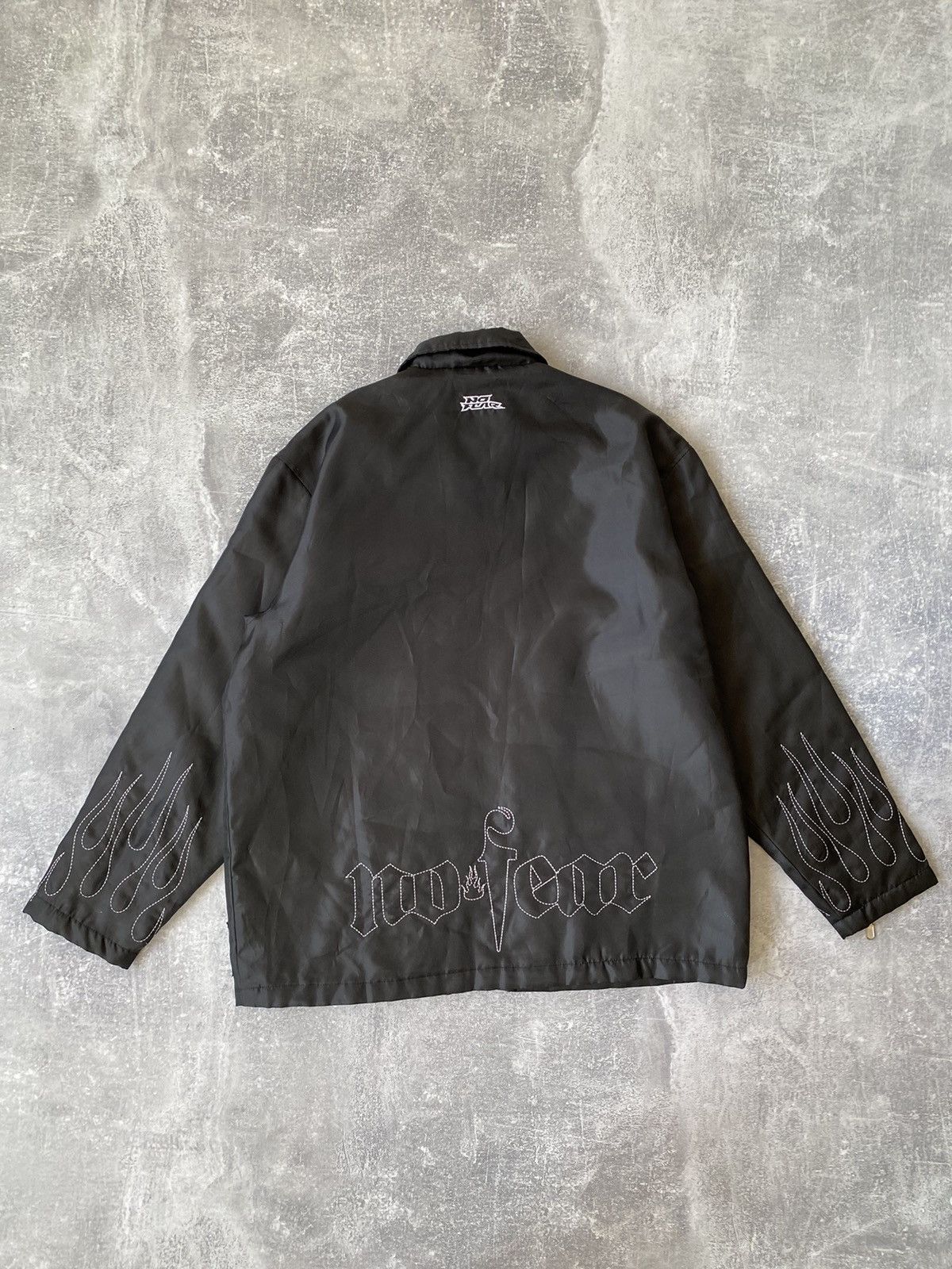 No Fear × Vintage 🔥Vintage No Fear Fire Jacket Size US L / EU 52-54 / 3 - 5 Thumbnail