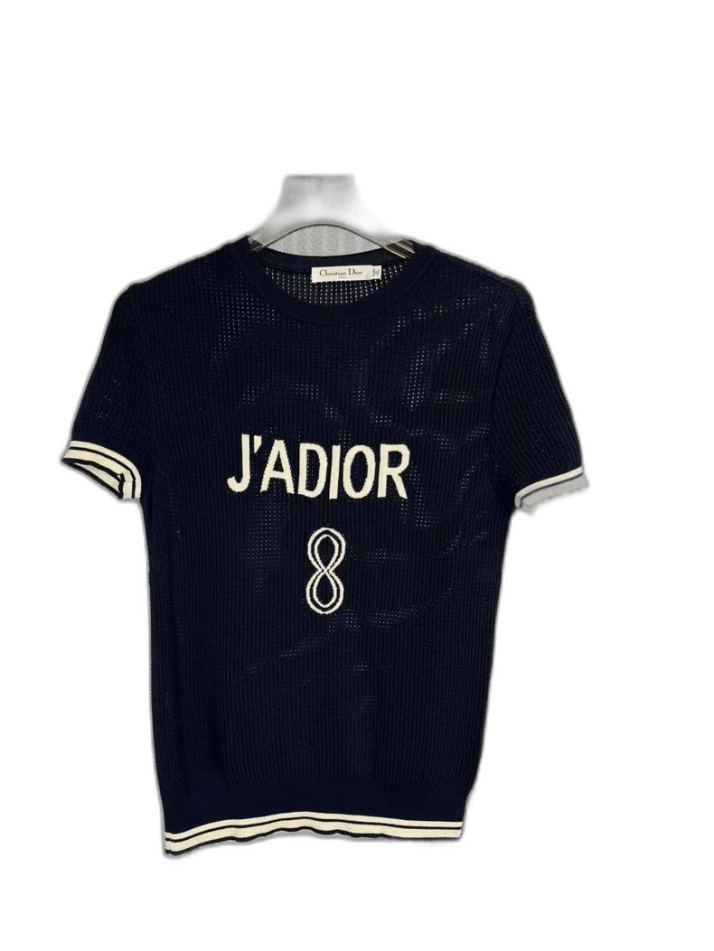 Dior Dior J'ADIOR Navy Knit Tee Size US S / EU 44-46 / 1 - 1 Thumbnail