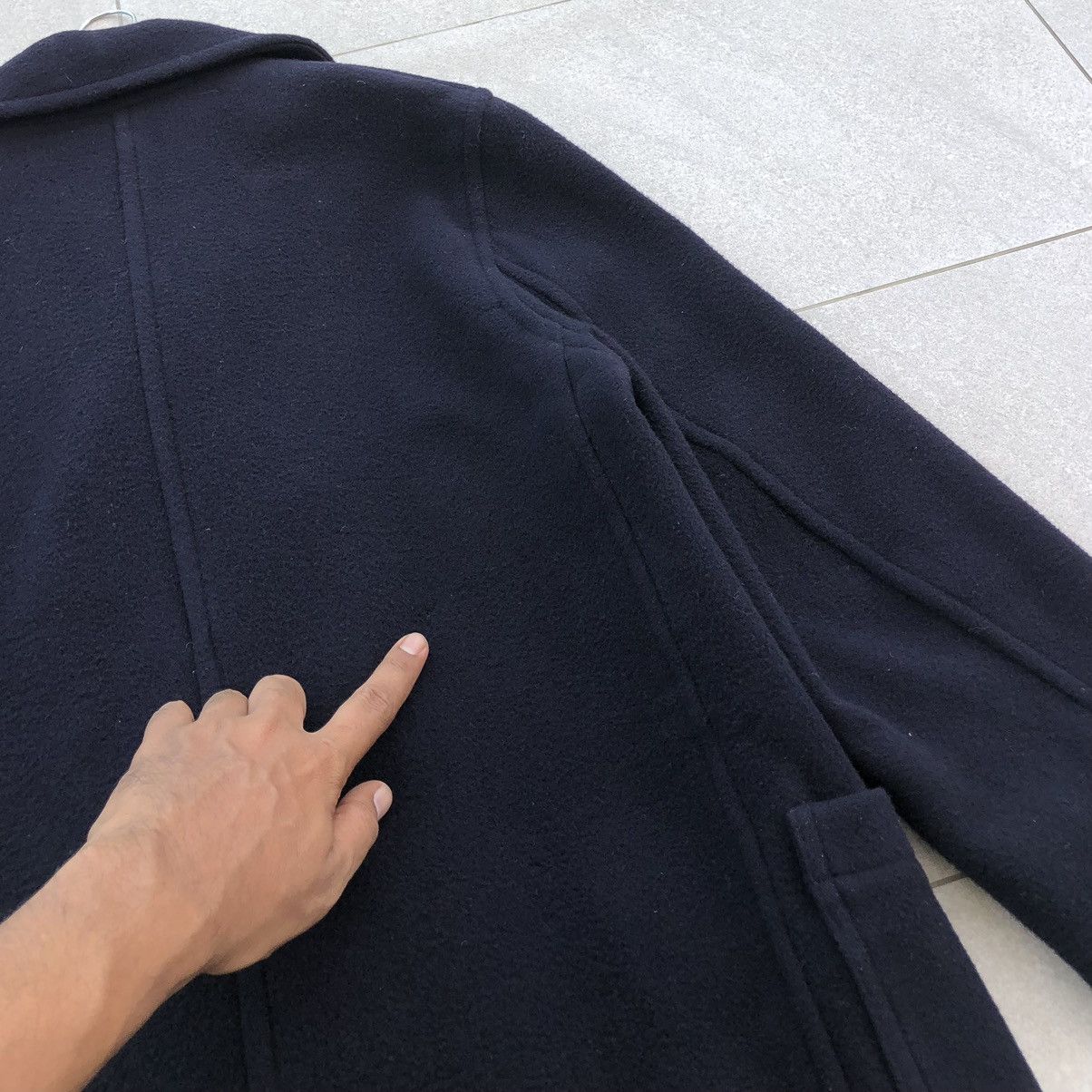 Beverly Hills Polo Club Vintage Polo Club Navy Blue Wool Peacoat Jacket Size US L / EU 52-54 / 3 - 19 Thumbnail