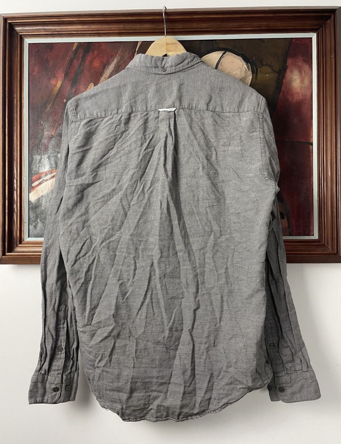 Acne Studios Acne Studios Isherwood Button Up Light Shirt Grey Casual Size US M / EU 48-50 / 2 - 2 Thumbnail