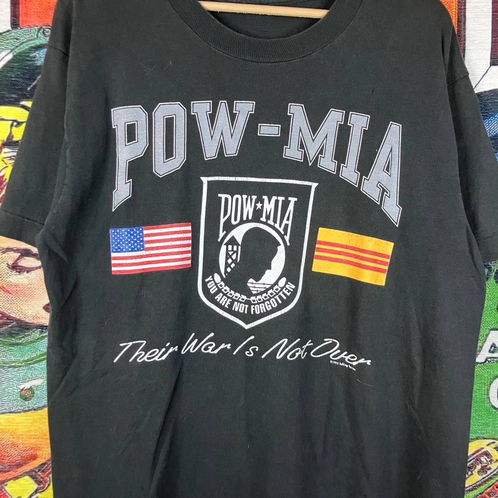 Vintage Vintage 90s 1992 black pow Size US XL / EU 56 / 4 - 5 Thumbnail