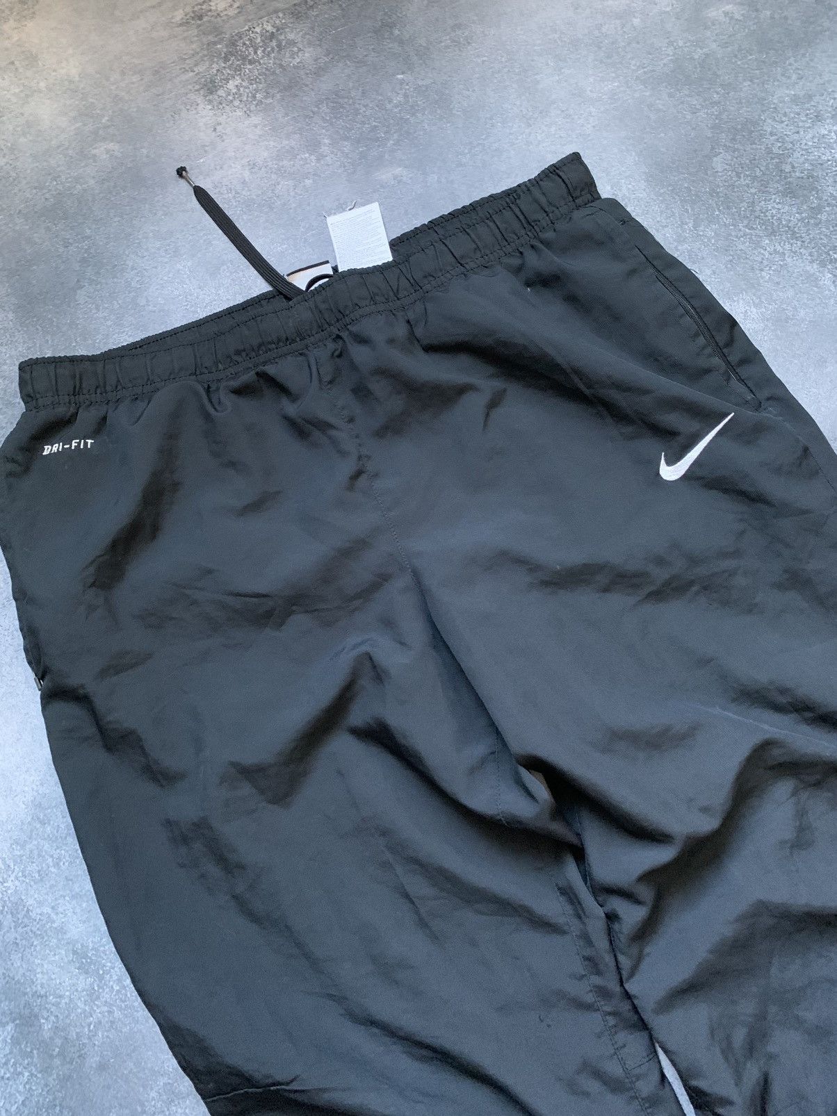 Nike × Vintage Vintage Nike Track Pants Drill Y2K style Swoosh Size US 33 - 7 Thumbnail