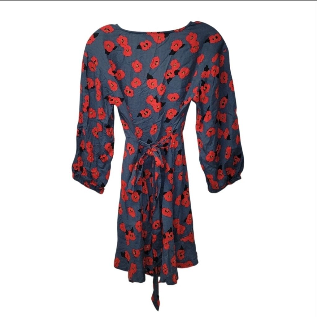 Other EUC Compania Fantastica Poppy Wrap Mini Dress Size XS / US 0-2 / IT 36-38 - 5 Thumbnail